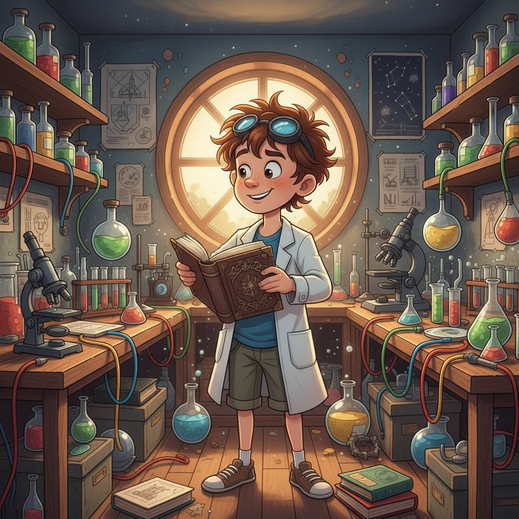 איתמר סגר את הספר, עיניו נוצצות. הוא ידע שהמסע שלו בעולם הכימיה רק התחיל. הוא החליט לחקור עוד, לנסות ניסויים, ולגלות את הסודות הכמוסים של היסודות.