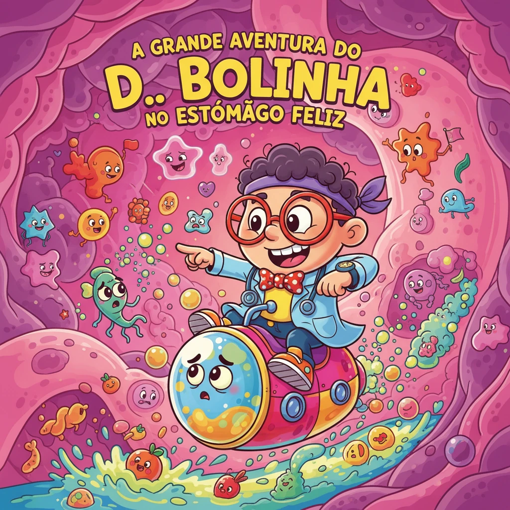 A Grande Aventura do Dr. Bolinha no Estômago Feliz