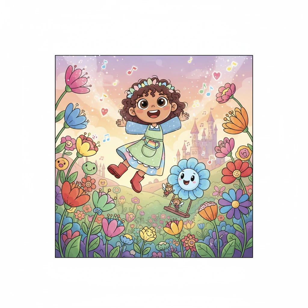 The Garden of Singing Colors - fairy-tale