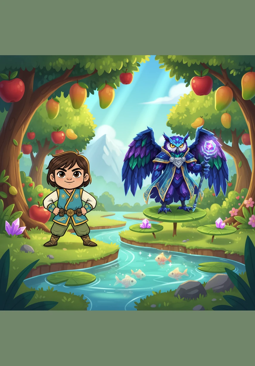 They visit a vibrant garden where healthy fruits grow and clear water flows, and kind healers look after every child. Alnur learns that having medical care and a healthy body is a vital right that ensures everyone grows up strong.