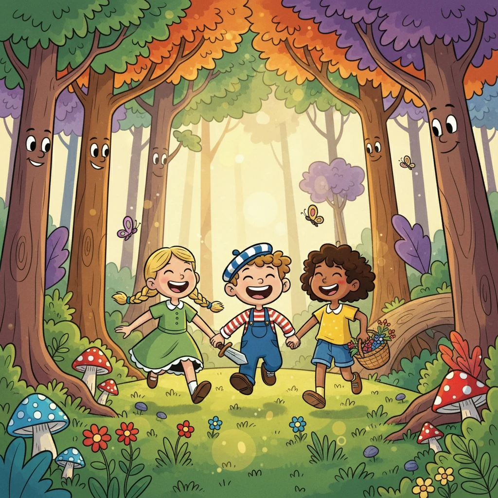 Chaque jour, de nouvelles aventures les attendaient. Ils exploraient la forêt, inventaient des jeux extraordinaires et partageaient des secrets. L'amour et le soutien de ses sœurs étaient le plus grand des trésors pour Émile.