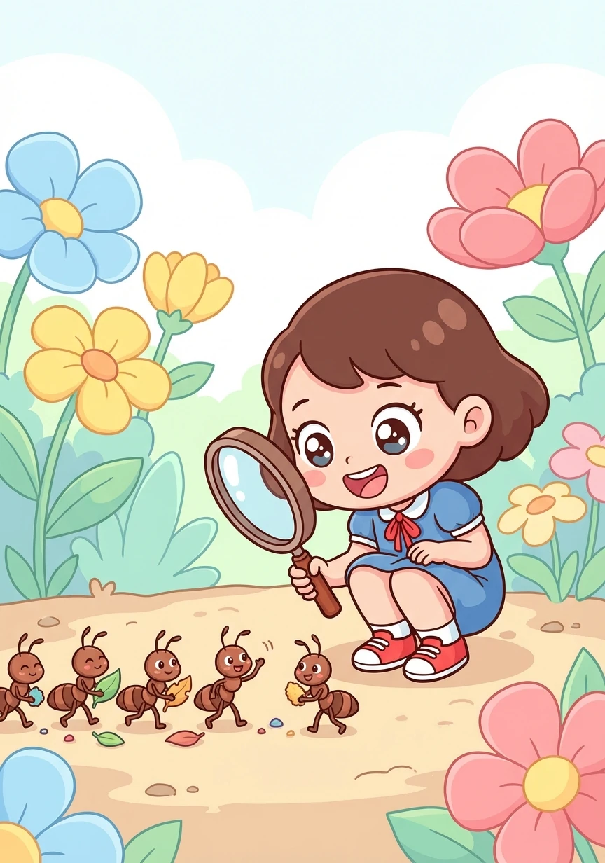 Antoinette spent the rest of the afternoon observing the ants, learning about their intricate society and their unwavering dedication. She realized that even the smallest creatures could be capable of great things.