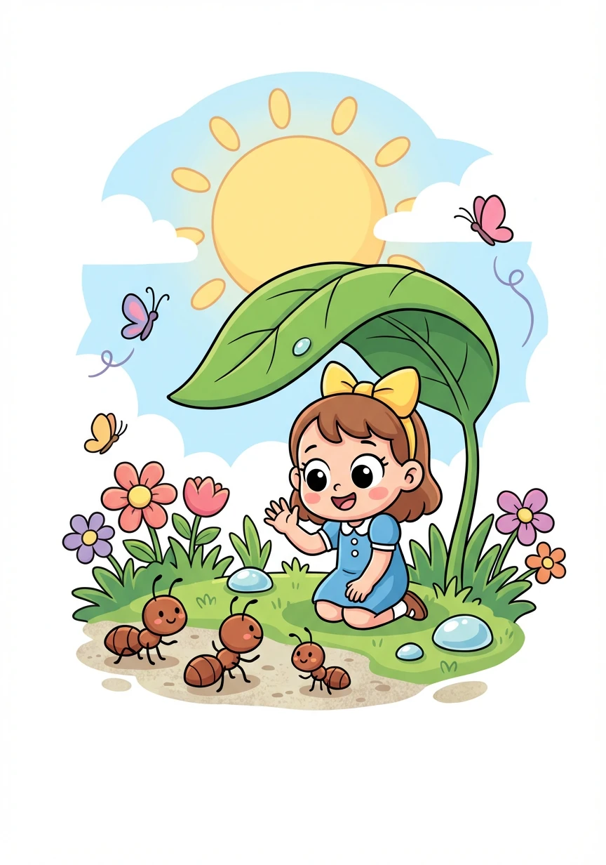 Before leaving, she whispered a farewell to the ants, thanking them for the fascinating afternoon. She promised to visit them again soon, eager to learn more about their world.