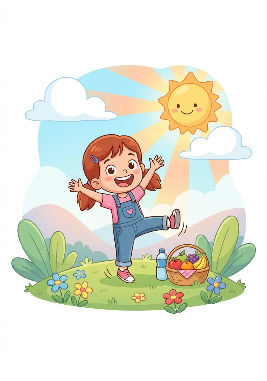 Sophia feels proud of herself for making healthy choices. She realizes that taking care of her body and mind makes her feel happier, more energetic, and better able to handle challenges.