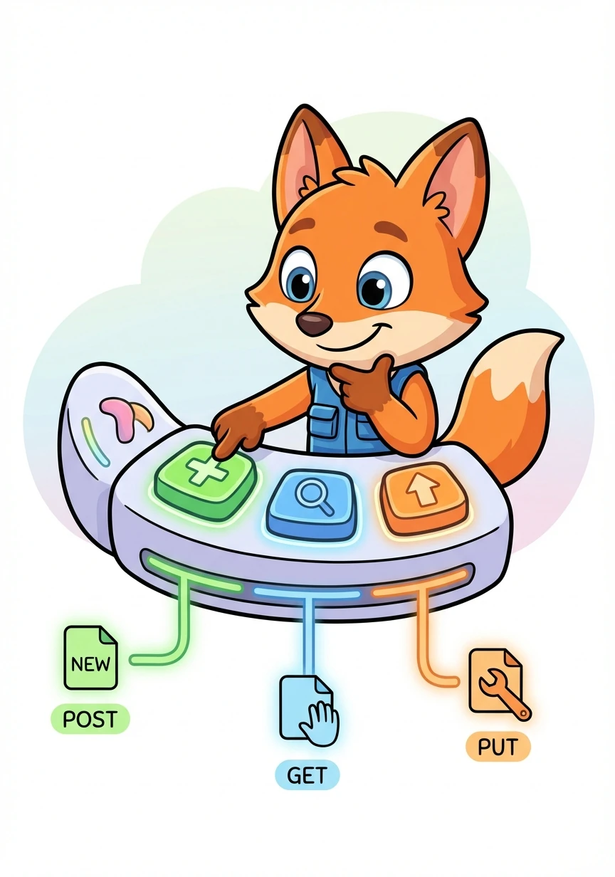 Next, Arnie carefully selected the HTTP methods. POST for creating new vital records, GET for retrieving them, and PUT for updating. Each method had a specific purpose, making the API efficient and organized.