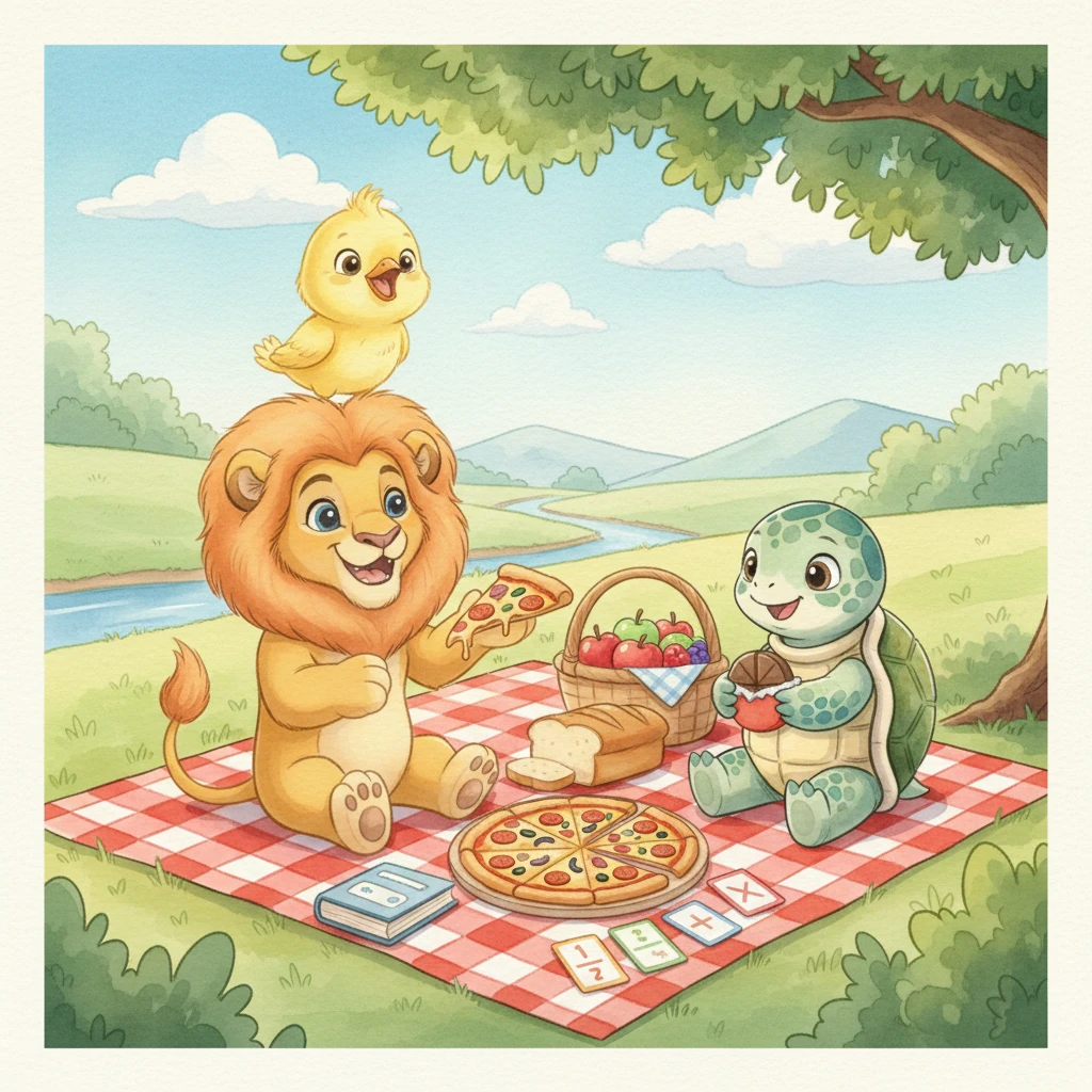 Leo and Pip’s Fraction Picnic - educational