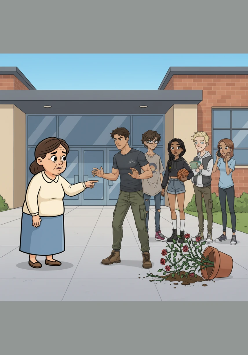 Sus amigos lo invitan a salir a un centro comercial de lujo después de clases. Con valentía y honestidad, Mateo los mira a los ojos y les dice: Soy de bajos recursos, no puedo ir, pero podemos quedarnos a jugar en el parque.