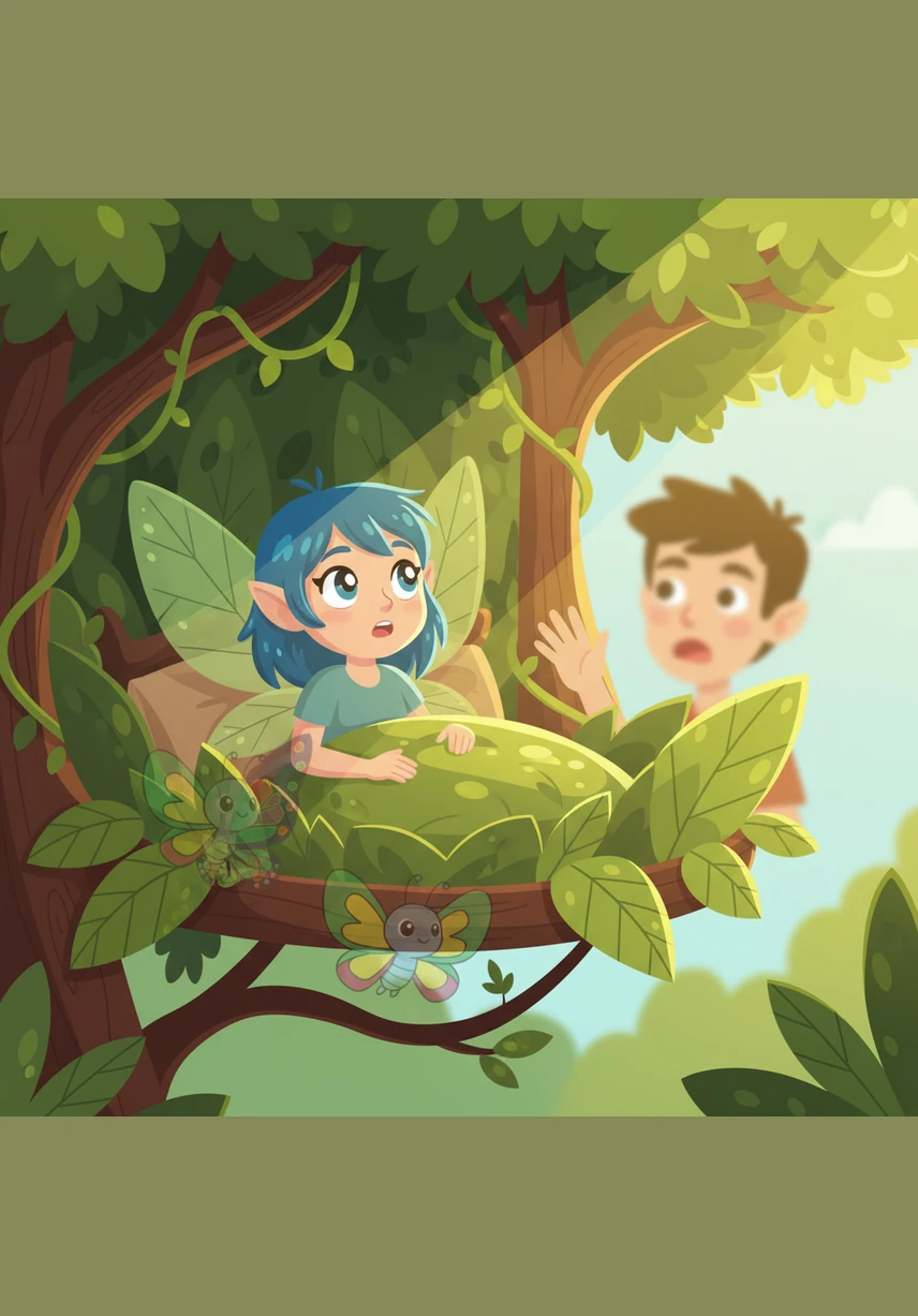 Suddenly, the dream began to fade as she heard Mark’s voice calling her name from the real world. She fluttered her eyes open and saw the warm morning sun streaming into her leafy bedroom.