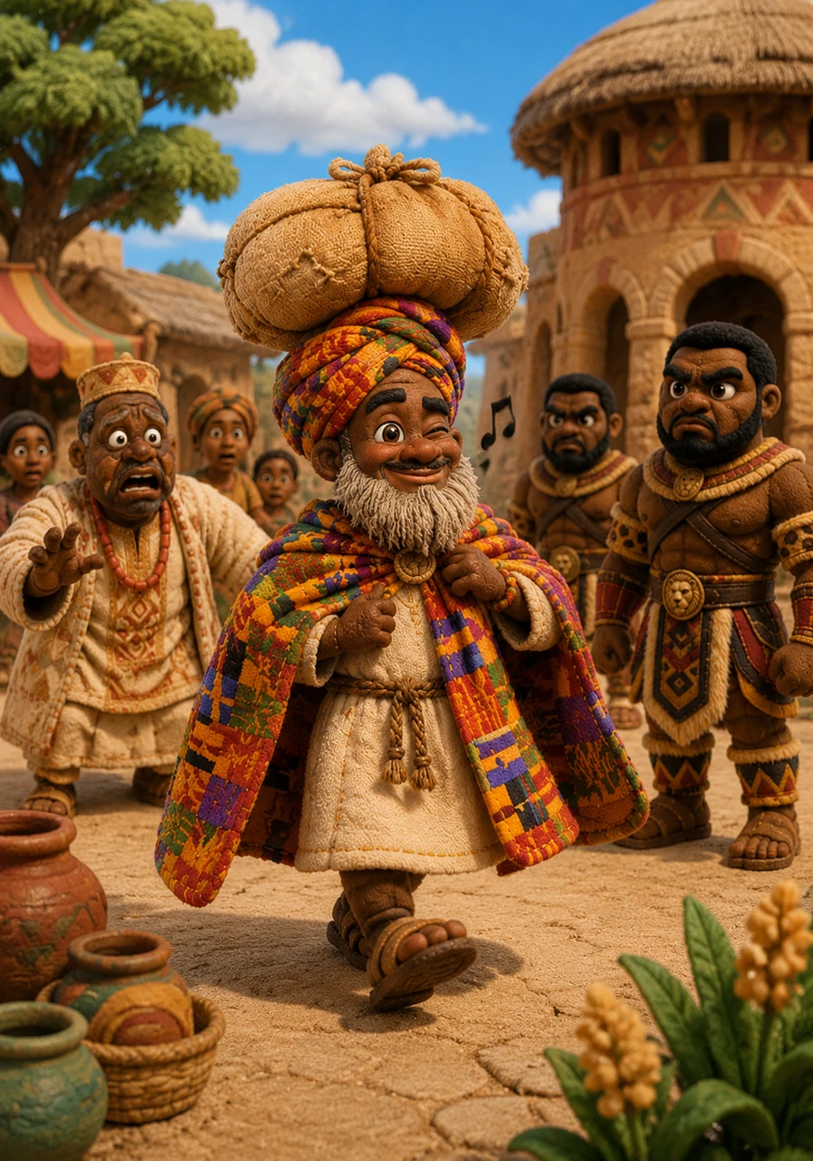Zola moved through the village square with a massive, lumpy bundle balanced perfectly on his head, whistling a jaunty tune. No one suspected that beneath the dusty burlap sat the most famous treasure in the kingdom, being carried right under the noses of the villagers.