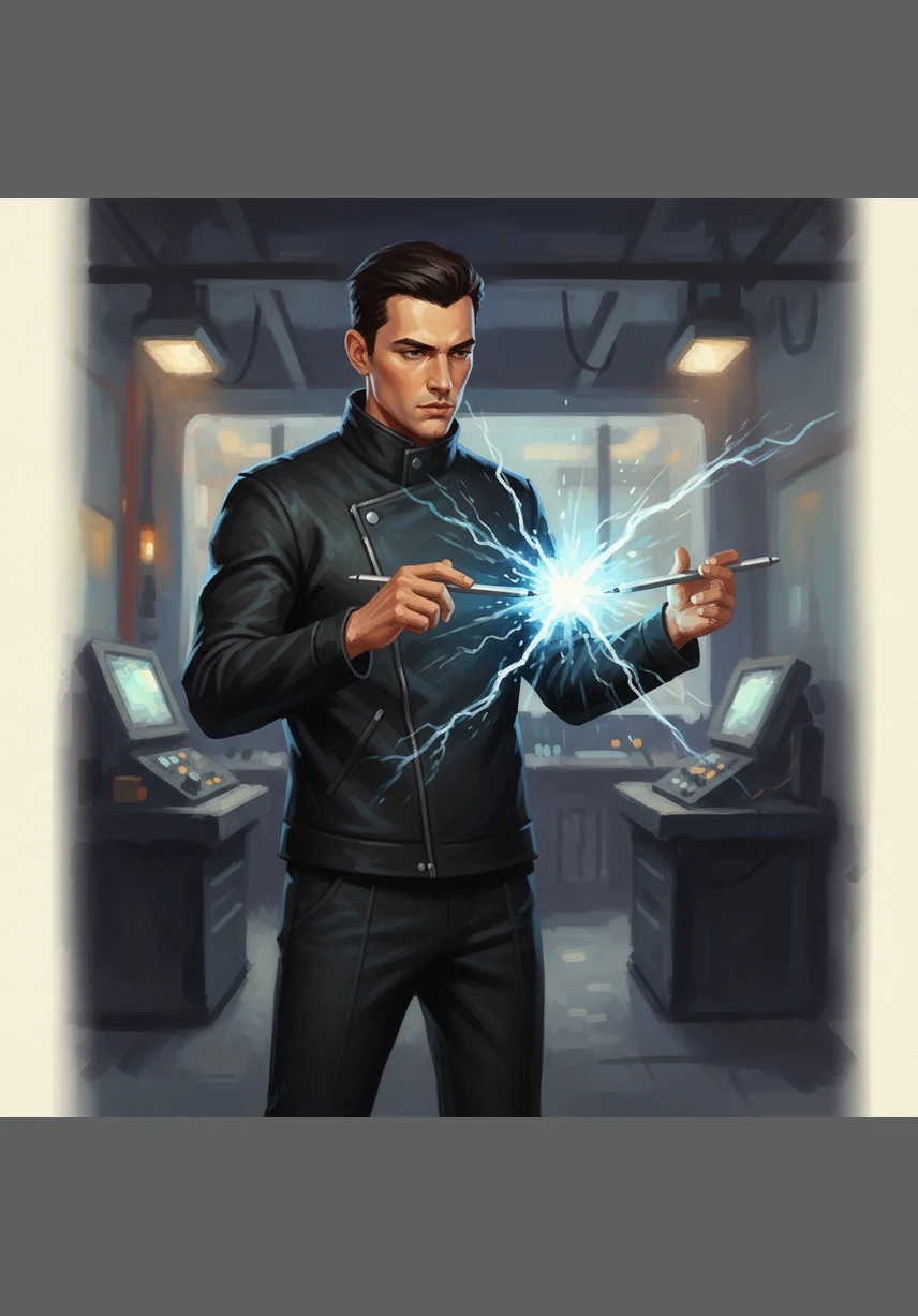 With a focused motion, Lex pulls the two letters together until they intertwine. They form a seamless, abstract shape that feels both ancient and incredibly futuristic.