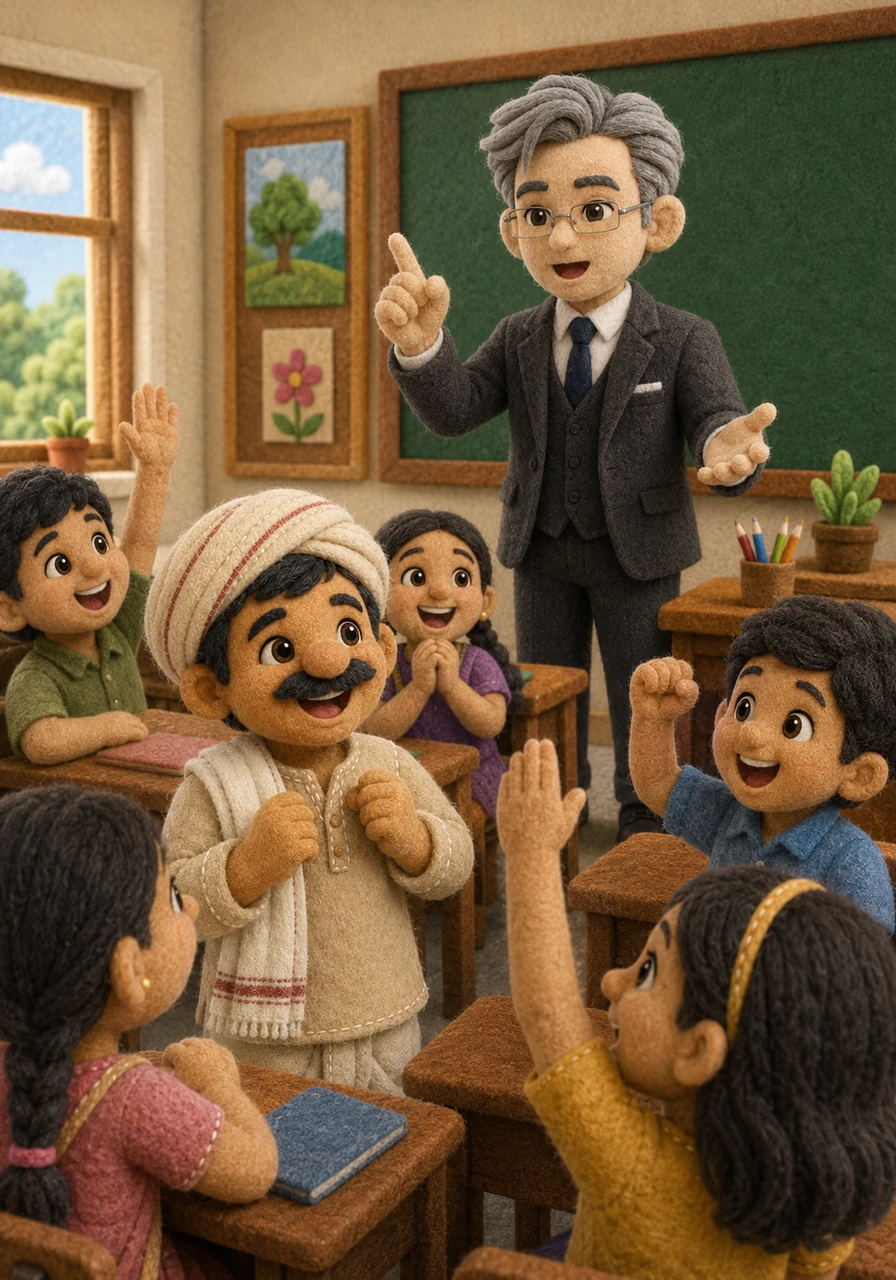 One bright Monday morning, the school principal announced an exciting drawing and painting competition. A wave of excitement rushed through the classroom, and Mehul’s eyes sparkled with hope and ideas.