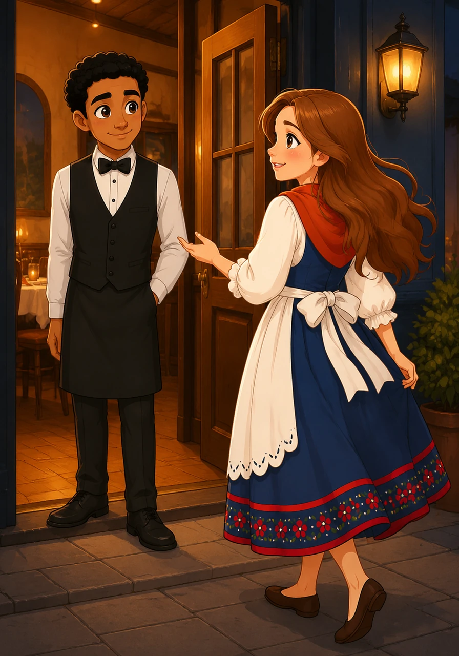 Though she begins to walk away, Zuzanna cannot let the connection end there and turns back to find Makarious near the entrance. She asks for his Instagram, and in that moment of courage, they bridge the gap between strangers and the beginning of a shared story.