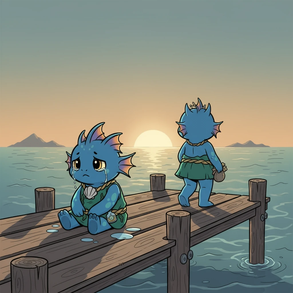 Als sich die Nachricht verbreitete, weinte Orins wahre Liebe. "Wenn das Orakel an dir zweifelt", sagte sie, "dann bist du vielleicht nicht der Richtige." Ihr Weggang schnitt tiefer als jede Wunde. Orin liebte sie immer noch. Aber sie war fort.