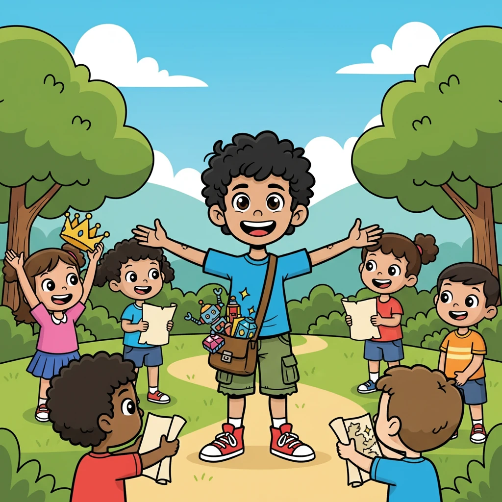 Instead of keeping the treasures, Isaiah gave them all away to his friends. He shared his finds, delighting in their happy faces. He continued giving without hesitation.