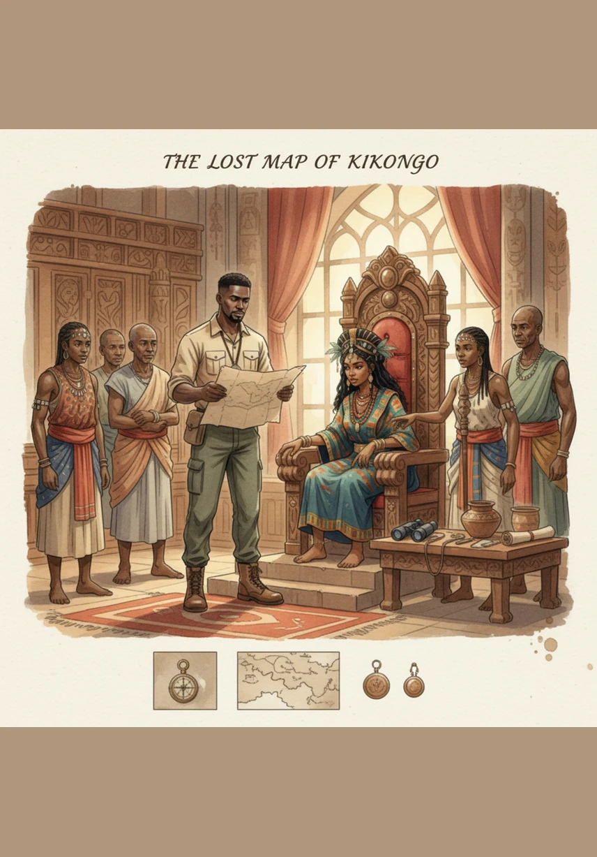Offered the crown by a grateful nation, Rooney chooses a different path, declaring Lukeni as the first rightful Queen to rule alone. He returns to a simple life with Nkenge, trading the weight of a throne for the tools of a builder.