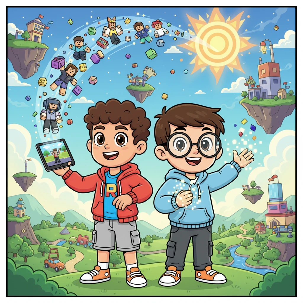 Y así, el universo de Roblox continúa creciendo, un lugar mágico donde la imaginación no tiene límites. Cada día, nuevas aventuras esperan, gracias a dos jóvenes que se atrevieron a soñar en grande. ¡A jugar!