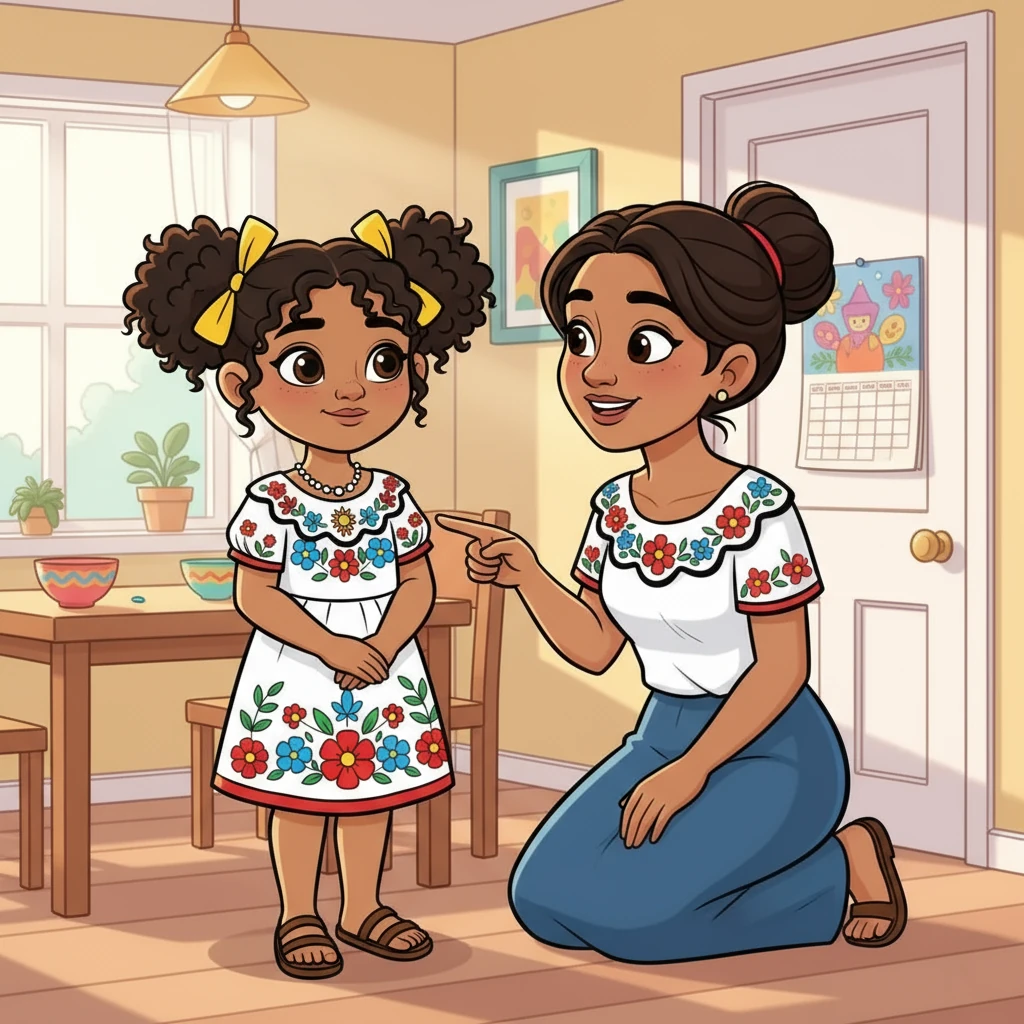 Sofía era una niña a la que le encantaba reír, pero a veces se sentía un poco insegura con su sonrisa. Tenía un pequeño espacio entre sus dientes frontales que la hacía sentir diferente. Un día, su mamá le dijo que era hora de visitar al dentista.