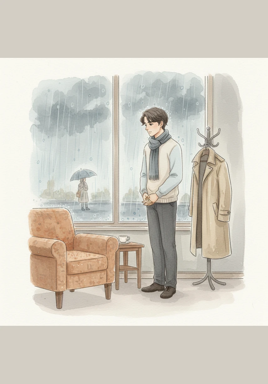 Days passed in a lonely blur, each realizing how much quieter and emptier the world felt without the other's voice. Oliver stared at the rain against his window, realizing that the storm outside was nothing compared to the longing in his heart.