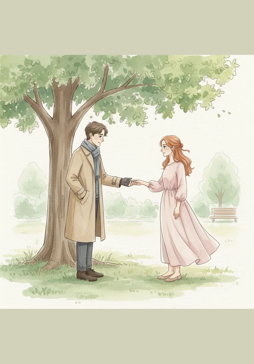 They met again where it all began, the air thick with unspoken apologies and the scent of damp earth. With a soft touch and a sincere word of forgiveness, the tension finally melted away, replaced by a bond more resilient than before.