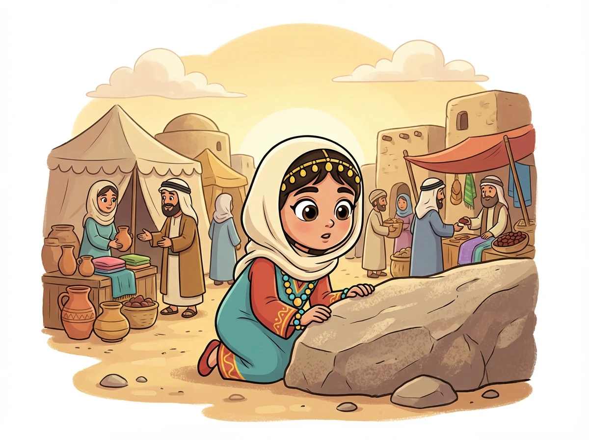 Pada zaman dahulu, sebelum kelahiran Nabi Muhammad SAW, masyarakat Arab dikenali sebagai masyarakat Jahiliyyah. Istilah "Jahiliyyah" berasal daripada perkataan Arab "جهل" yang bermaksud tidak tahu atau bodoh. Namun, ia bukan merujuk kepada ketiadaan ilmu, tetapi lebih kepada kejahilan dari segi akidah dan akhlak. Amani, seorang gadis kecil yang bijak, memerhati keadaan sekelilingnya dengan rasa ingin tahu.