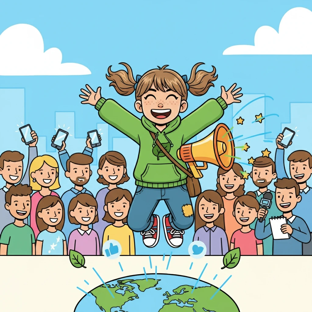 Déterminés à agir, Léa, Malik et Sofia lancèrent #RéveilleTaPlanète. Leur message, clair et simple, se propagea rapidement. Des lycéens, des habitants, des internautes, tous partageaient leur appel à l'aide. Les médias locaux s'intéressèrent à leur initiative.