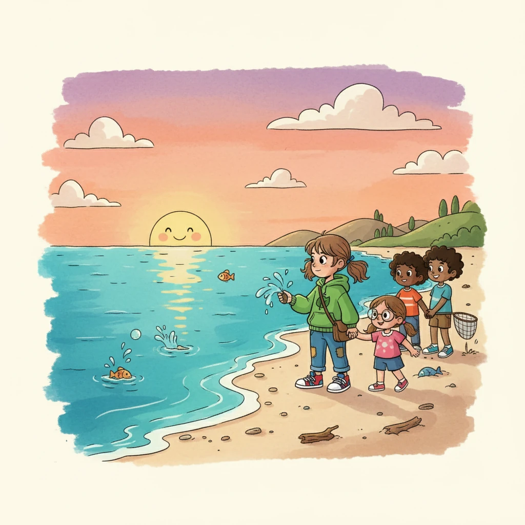 Au coucher du soleil, devant une mer encore blessée, Léa comprit : ils n'avaient pas sauvé la mer seuls, mais ensemble. Leur combat ne faisait que commencer, le premier chapitre d'un grand réveil pour la planète.