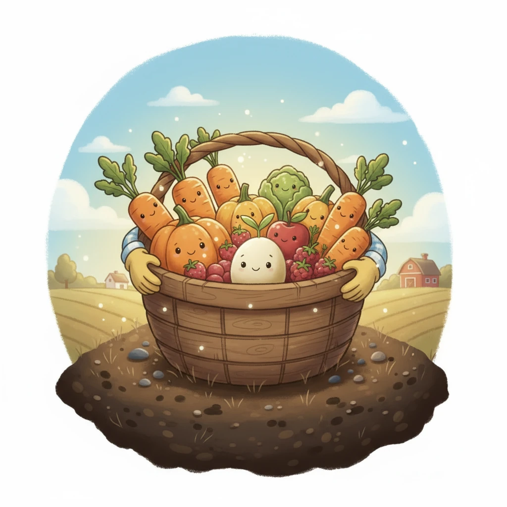 Chicco, ora parte di un prezioso raccolto, era pronto per nutrire e dare forza. Si sentiva orgoglioso del suo viaggio, dalla piccola semina al raccolto finale, portando con sé la promessa di nuova vita.