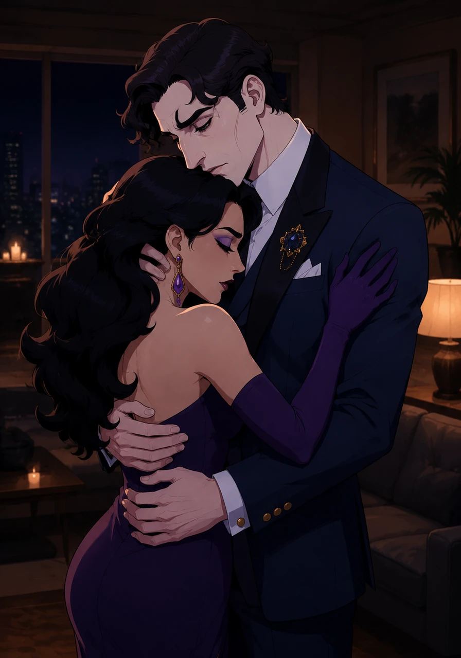 Goch and Khano share a quiet, intensely emotional embrace in their dimly lit apartment, unaware of the storm brewing outside their relationship. Having loved each other for three years, they share an unprecedented night of intimacy, though a deep, unspoken sadness hangs heavily in the air.