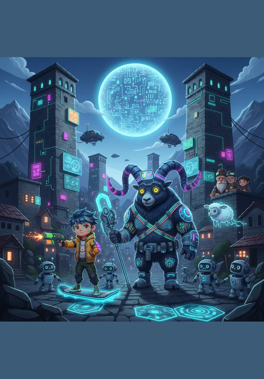 მაღალმთიან სვანეთში, სადაც ცას უძველესი ქვის კოშკები სწვდება, პატარა ლუკა ცხოვრობდა. ის ყოველდღე გაჰყურებდა დათოვლილ მწვერვალებს და ოცნებობდა დიდ თავგადასავალზე, რომელიც მის ცხოვრებას შეცვლიდა.