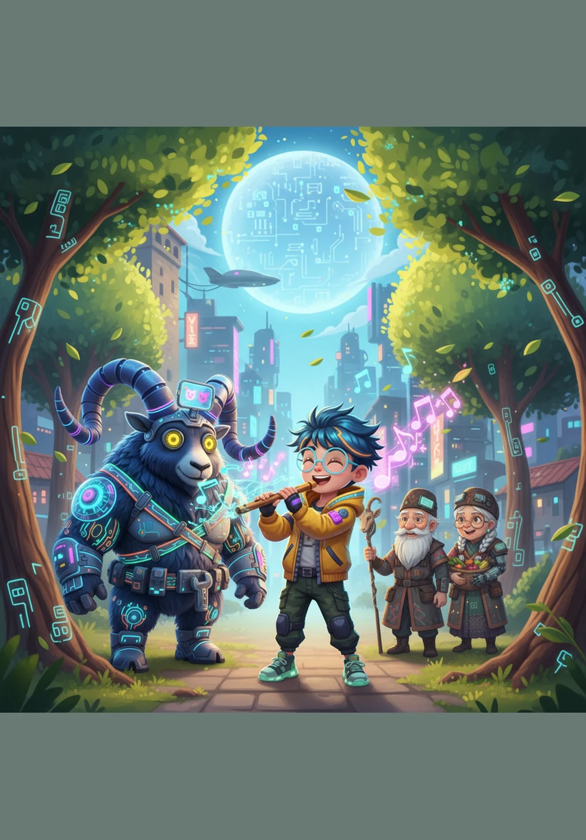 ლუკამ აღმოაჩინა, რომ სალამურის სხვადასხვა ჰანგით მას თავად ქართან შეეძლო კომუნიკაცია. როცა ის სწრაფ და მხიარულ მელოდიას უკრავდა, თბილი ნიავი ხეებს ეთამაშებოდა და ფოთლებს მწვანედ აშრიალებდა.