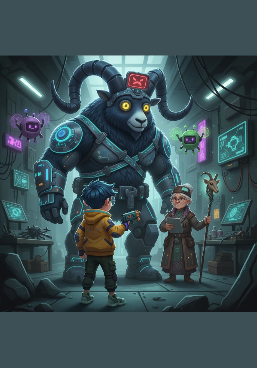 ერთ საღამოს სოფელს მუქი, ავისმომასწავებელი ღრუბლები მოადგა და მთებში საშინელი ქარიშხალი ატყდა. ხალხი შეშინებული დაიმალა სახლებში, რადგან მწვერვალებიდან ზვავის ჩამოწოლის საფრთხე რეალური გახდა.