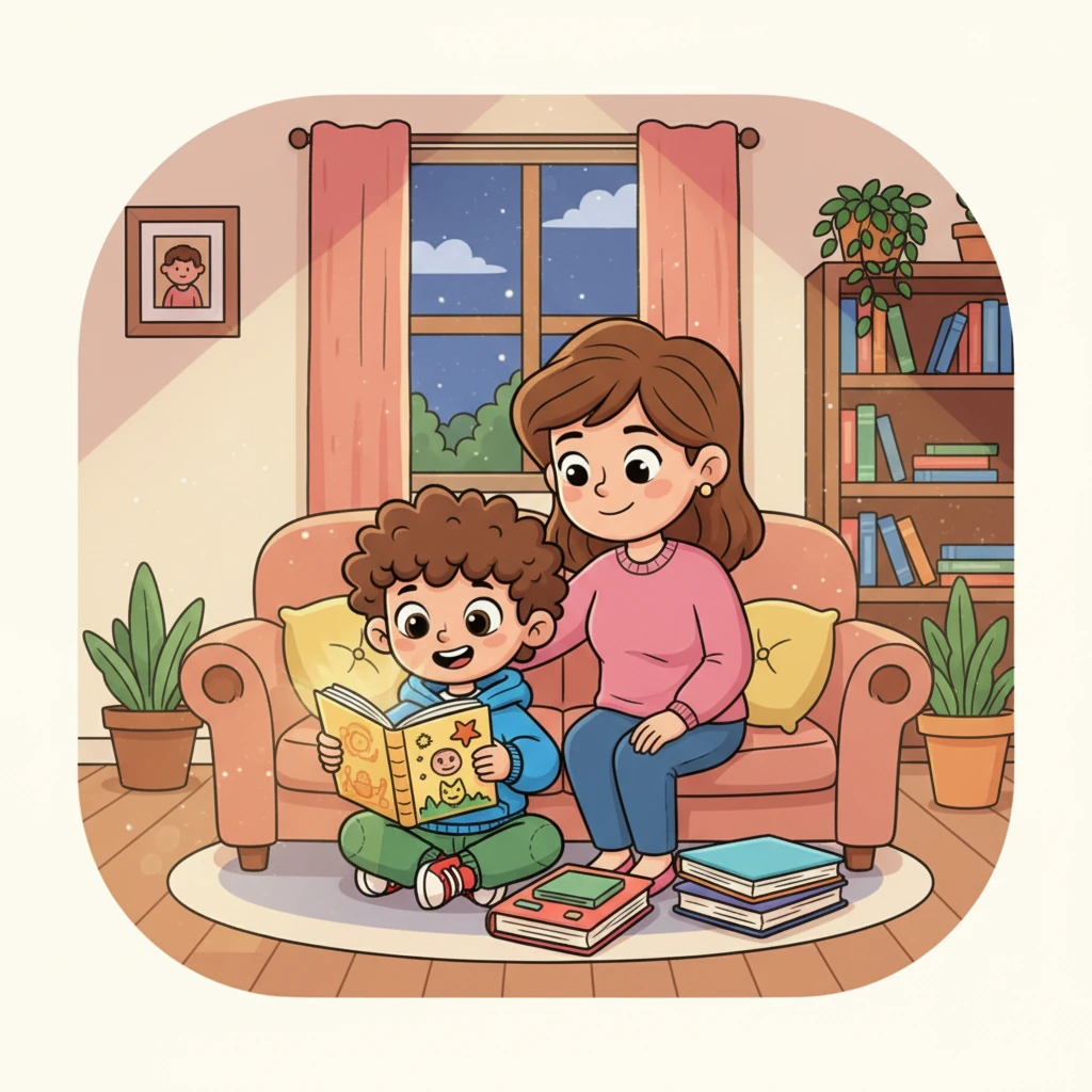 Gradually, Lucas bravely shared his colorful notebooks with his mother, and a warm, gentle light began to fill their home. They started to talk, truly talk, sharing their fears and dreams, mending the distance between them with every open conversation. Lucas learned that even in the shadows, connection and healing could beautifully flourish.