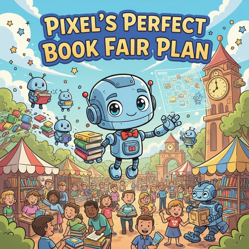 Pixel's Perfect Book Fair Plan - Educational stories