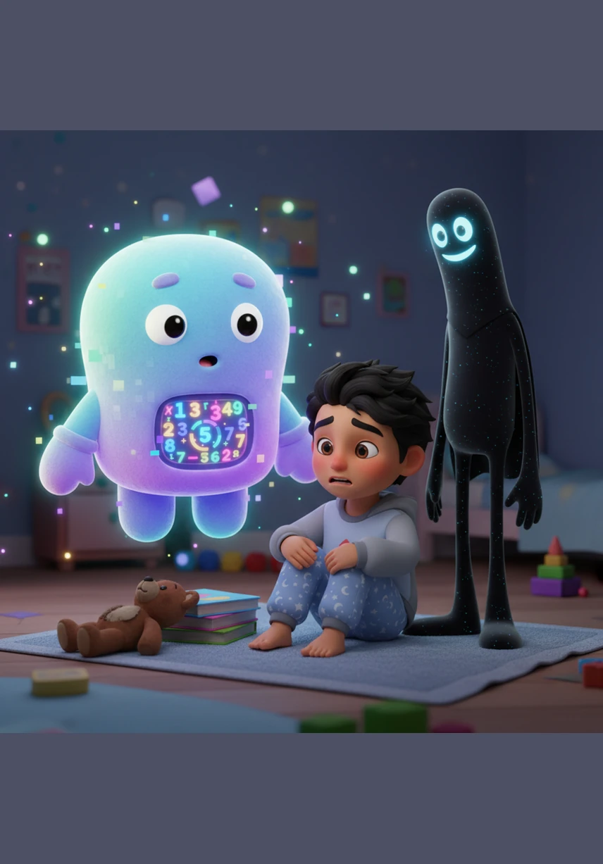 With trembling hands, he slowly lifted his eyes from the glowing phone screen to meet his own reflection in the glass. He looked pale and startled, a solitary figure sitting on the edge of a messy bed, surrounded by the deep shadows of the room.