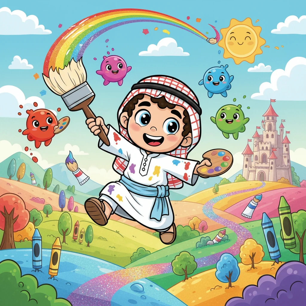 مغامرات سالم في عالم الألوان