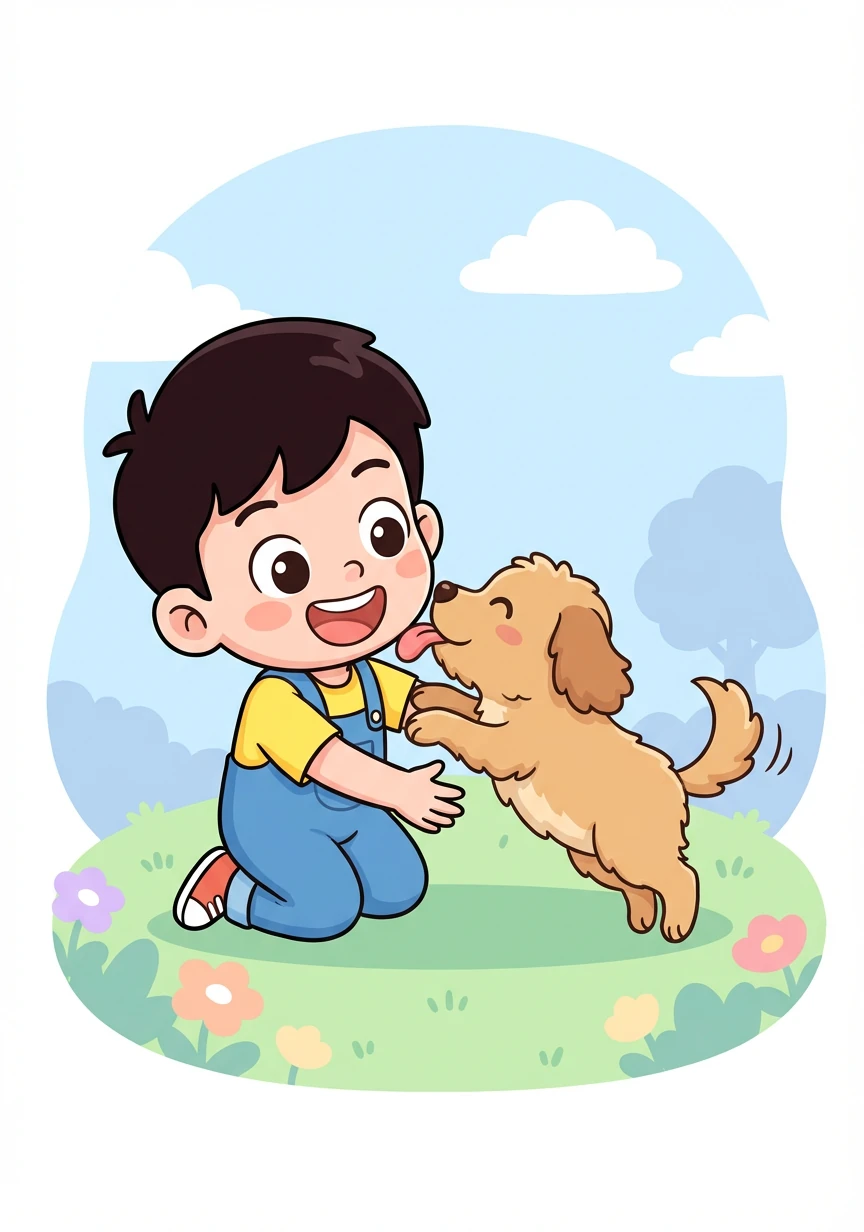 我也有宠物。我有一只小狗，它叫旺财。旺财很可爱，总是摇着尾巴迎接我。