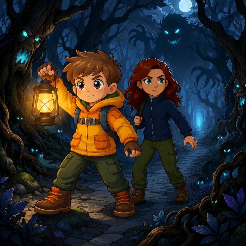 The Path Through Whispering Woods - Adventure stories