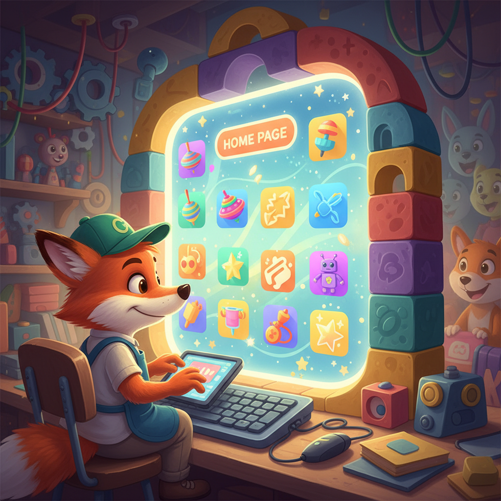 His first task was to build the Home page, a colorful and inviting space. He envisioned products displayed with smooth animations, ready to capture everyone's attention. He worked tirelessly to make it perfect.