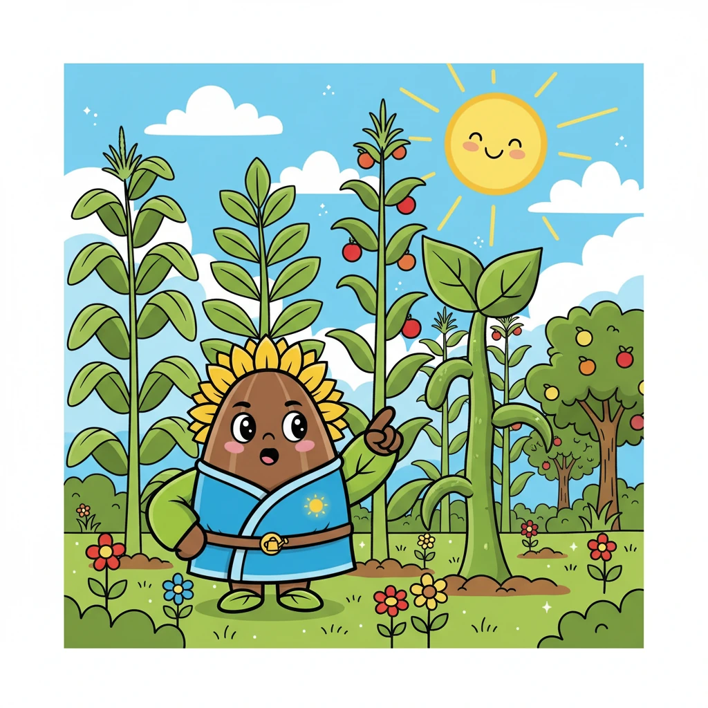 Petualangan Biji Matahari dan Fotosintesis - educational