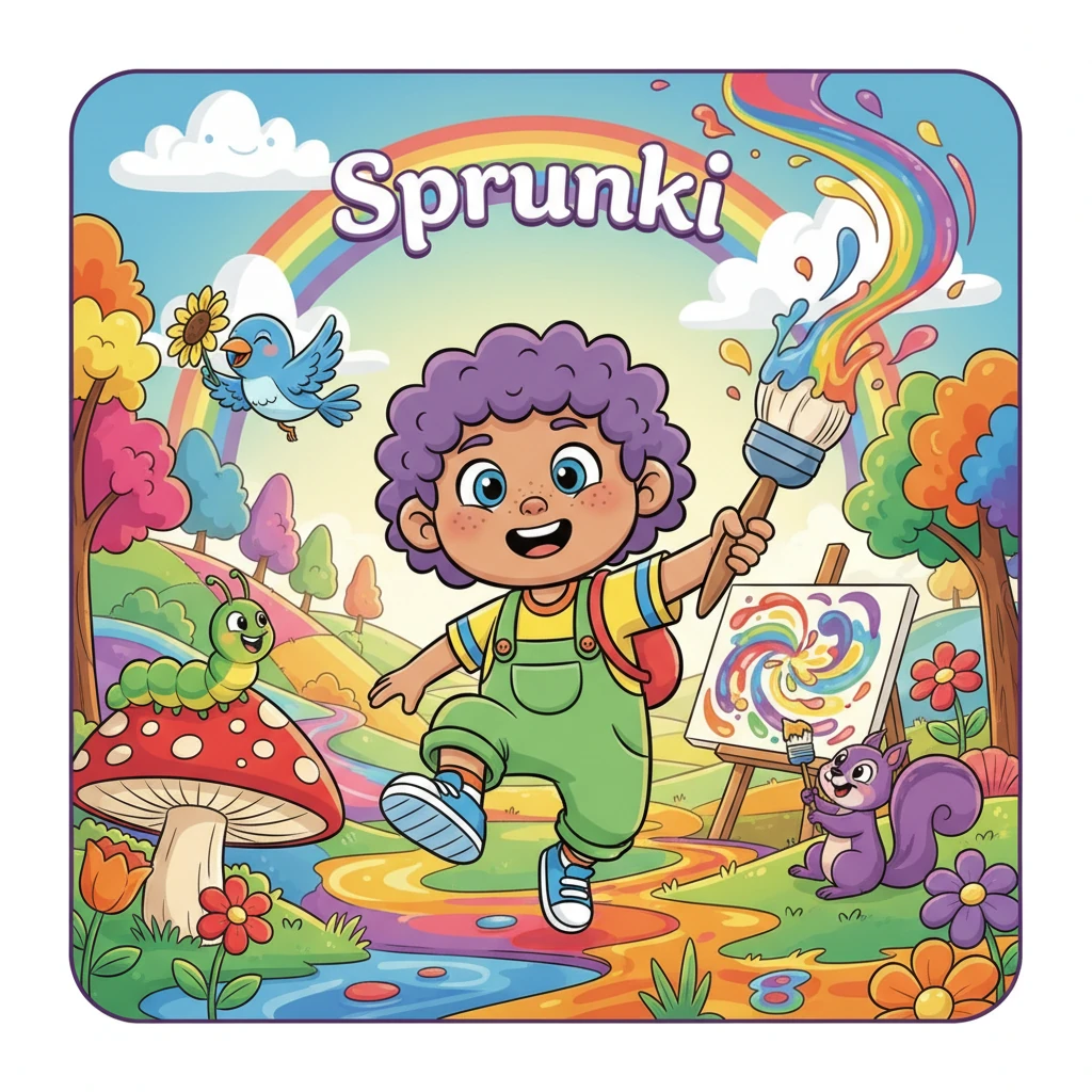 Sprunki's Colorful Adventure - Educational stories