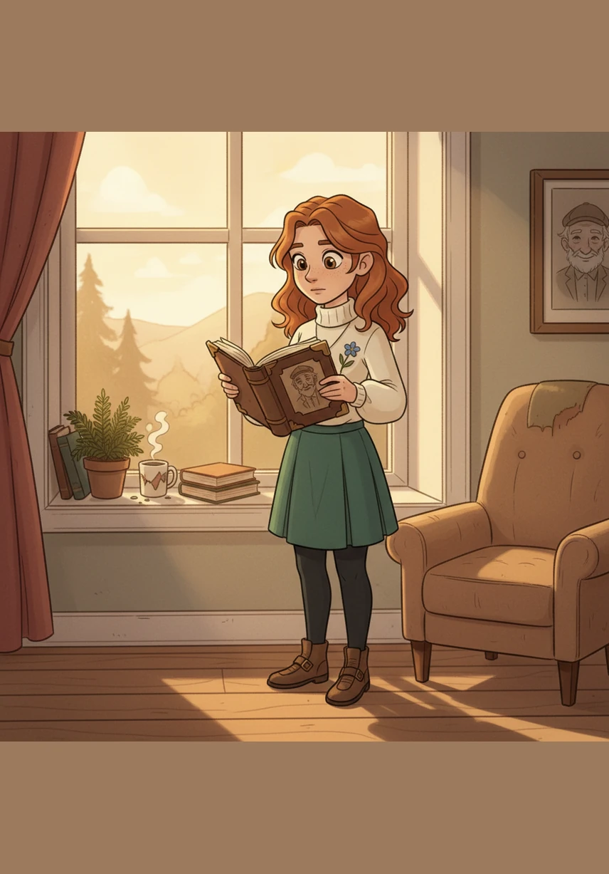 Maya walks to the window and holds the journal up to the setting sun, letting the shadows of her grandfather’s love fill the house one last time. She realizes that even when someone leaves, the light they gave us never truly goes out.