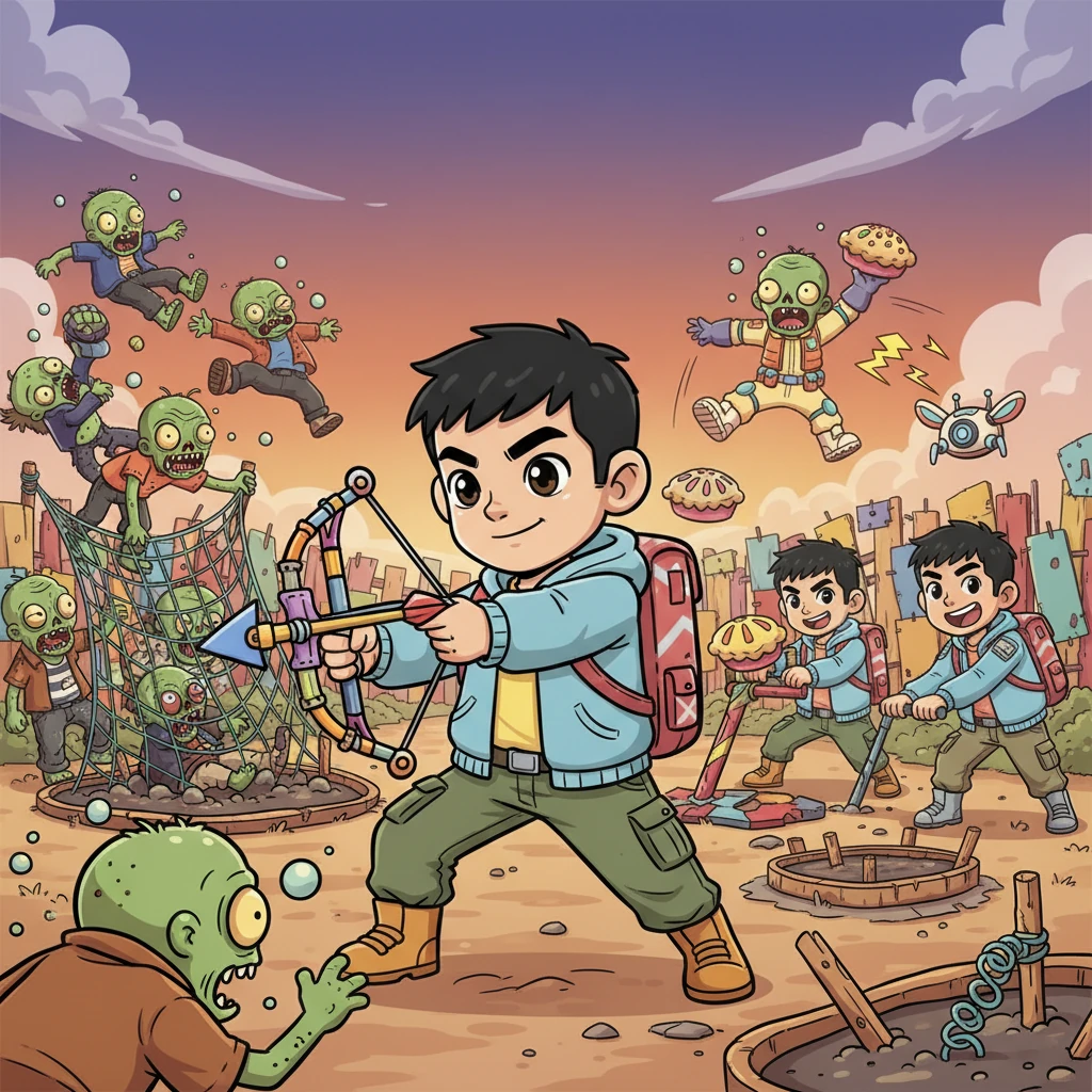 一天，避难所突然遭遇了前所未有的丧尸群围攻。成群的丧尸发出低吼，撞击着避难所的防御工事。林轩带领大家，利用预先设置的机关和陷阱，巧妙地击退了一波又一波的攻击。最终，丧尸群败退，避难所再次安然无恙。