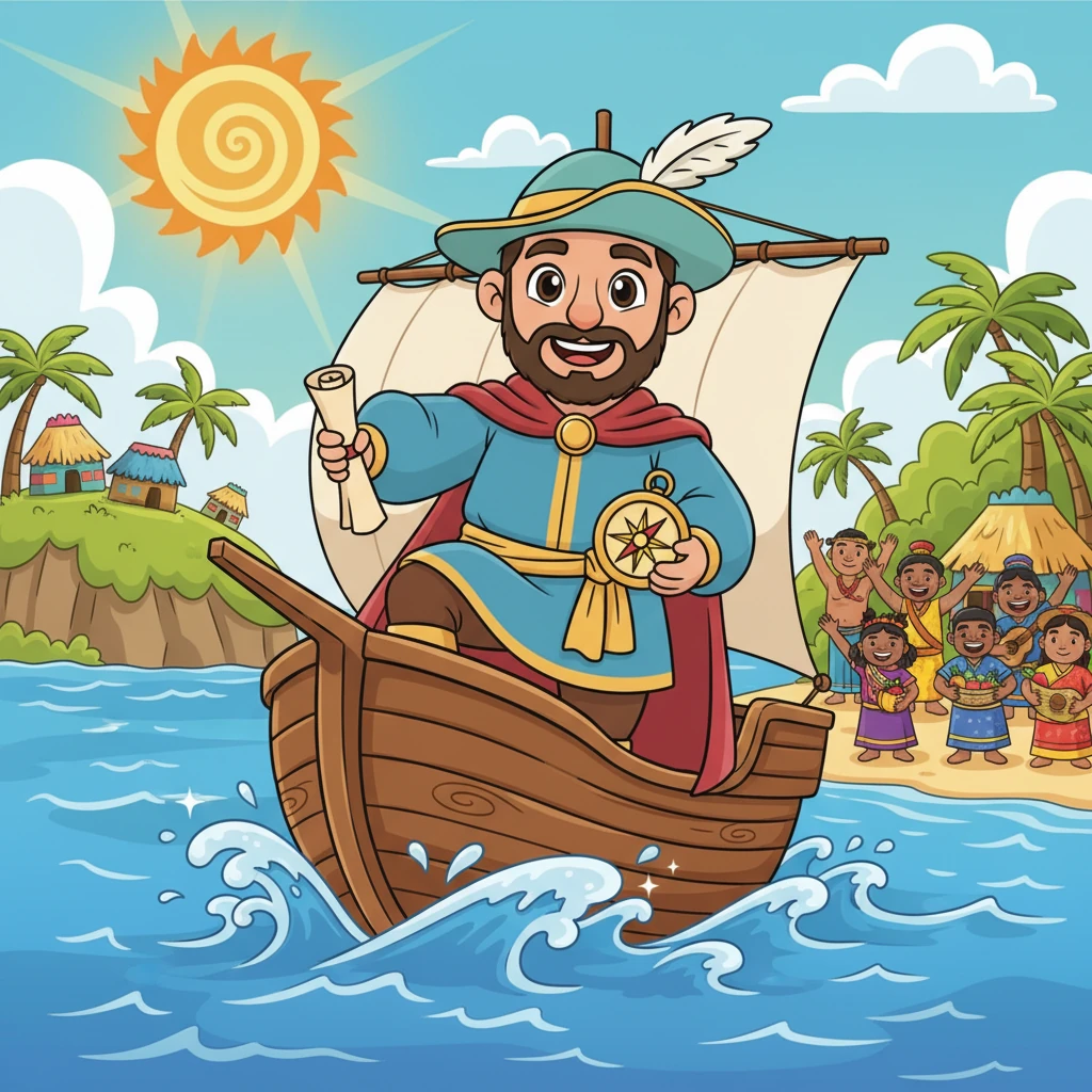 Los Viajes de Cristóbal y los Pueblos del Nuevo Mundo - historical