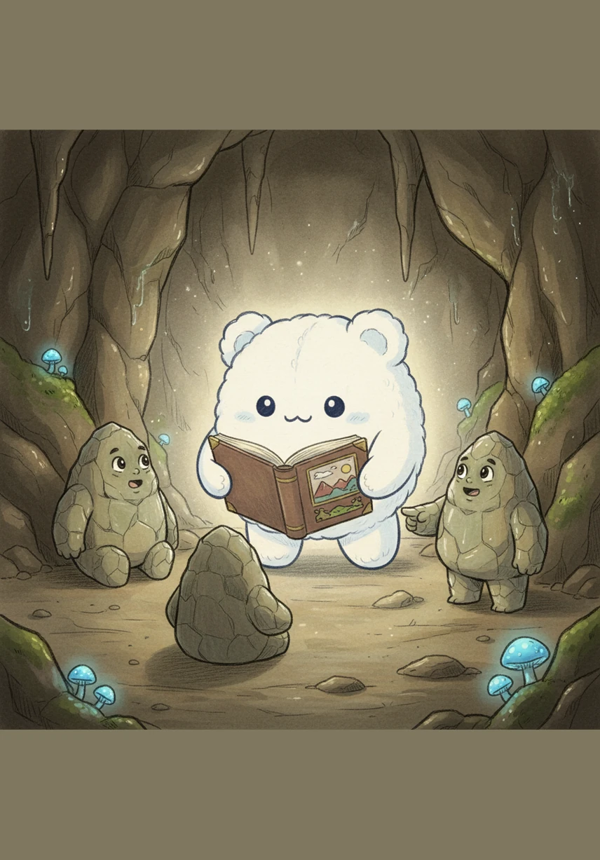 A bright smile spreads across Nimbus’s face as he realizes that making mist is his very own special job. He spends the afternoon drifting happily over the garden, turning the world into a sparkling wonderland.