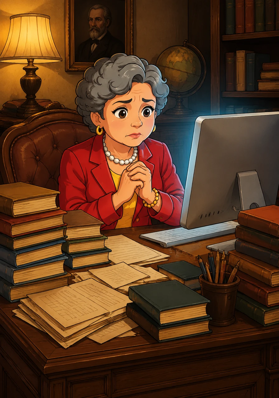 Elena Nikolayevna sat at her heavy wooden desk, surrounded by stacks of classic literature books and handwritten lesson plans, looking anxiously at a glowing, unfamiliar computer screen. As a traditional teacher of language and literature, the rapidly changing digital world felt like an impenetrable fortress she could never hope to enter.