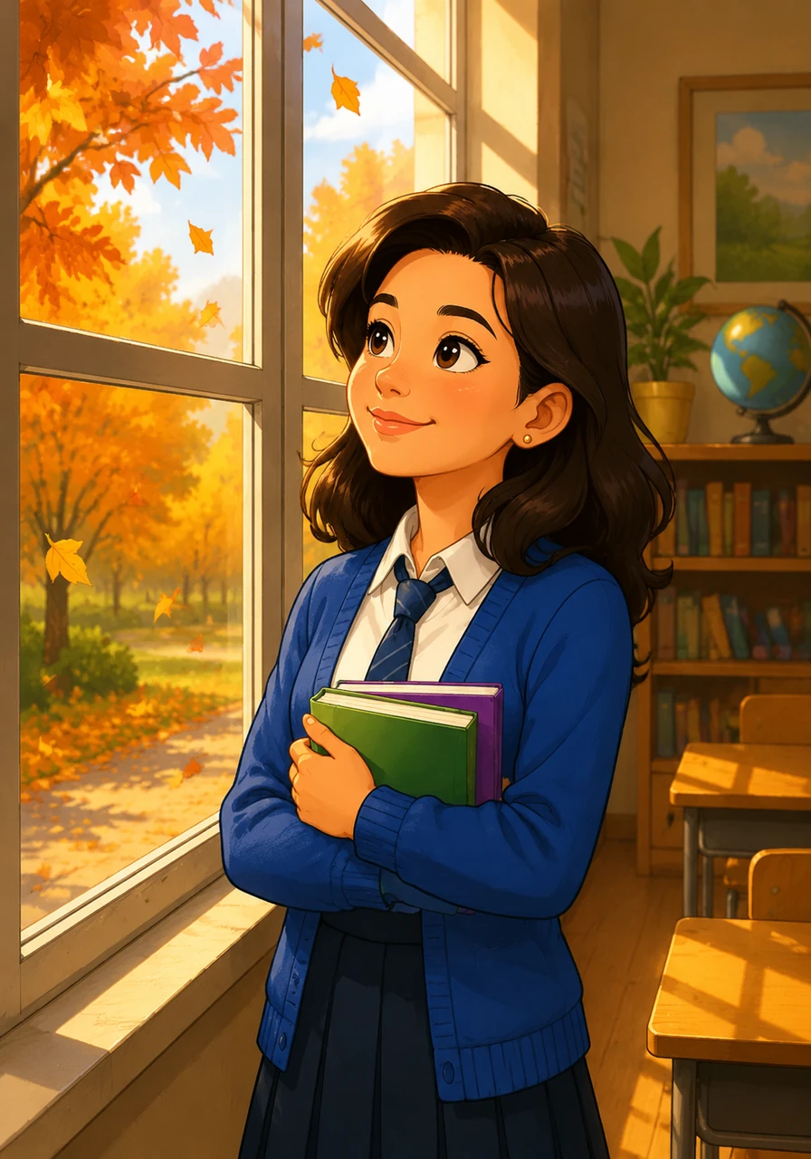 Elena stood by the window of her classroom, watching the golden autumn leaves fall, overwhelmed by a deep sense of gratitude for how much her life had changed. She realized that Almagul Seitzhanovna had not just taught them how to use technology, but had given them the priceless gift of believing in their own limitless potential.