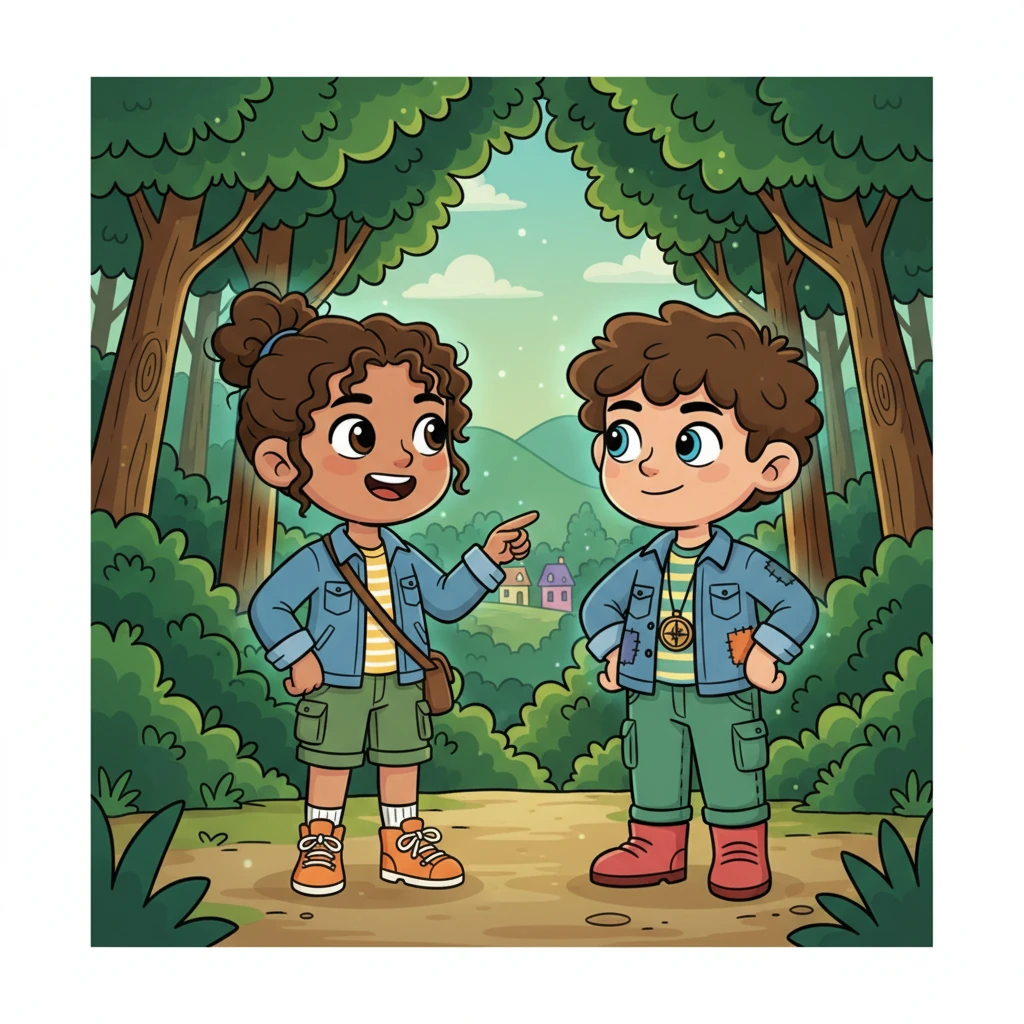 Pine Creek was a small town surrounded by thick, emerald green forests. Most people said it was just a normal place, but brothers AJ and TC often exchanged knowing glances, sensing something wonderfully mysterious hummed just beneath the surface. The air itself seemed to whisper secrets only they could hear.
