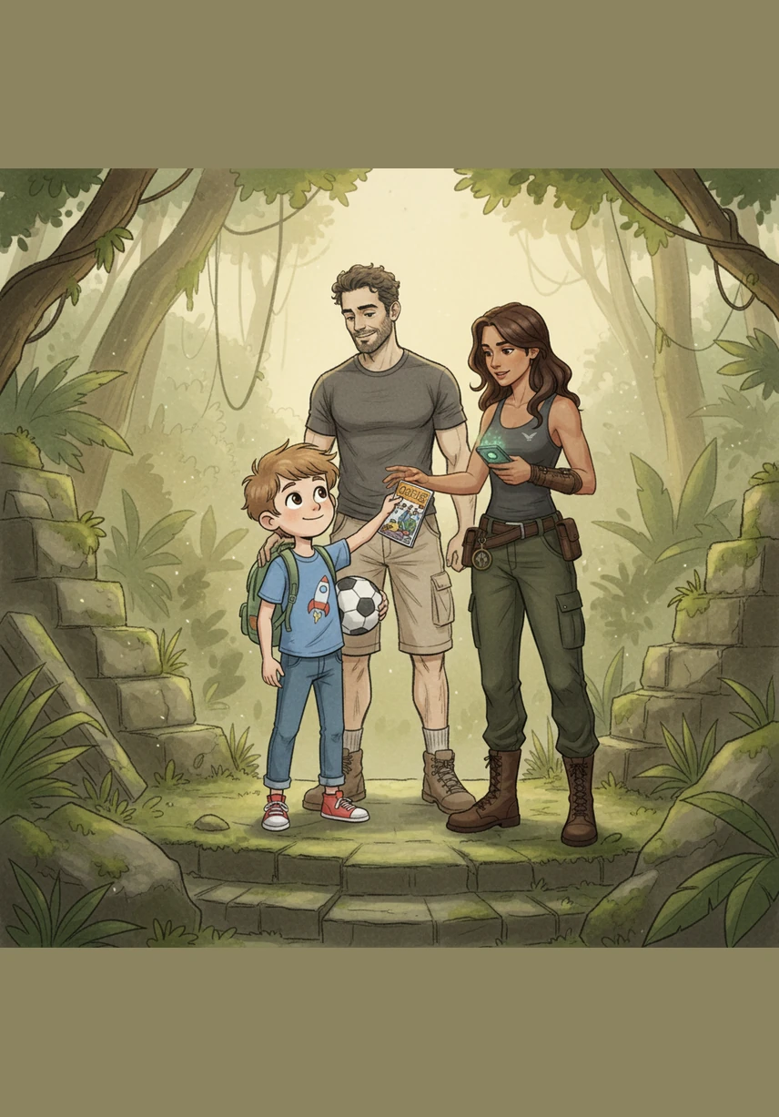 Maya slows her pace as she passes her friend Leo, who is being hoisted onto the shoulders of two smiling women wearing matching team shirts. She tilts her head in confusion, wondering why Leo has two moms while she has a dad and a mom who is currently at work.