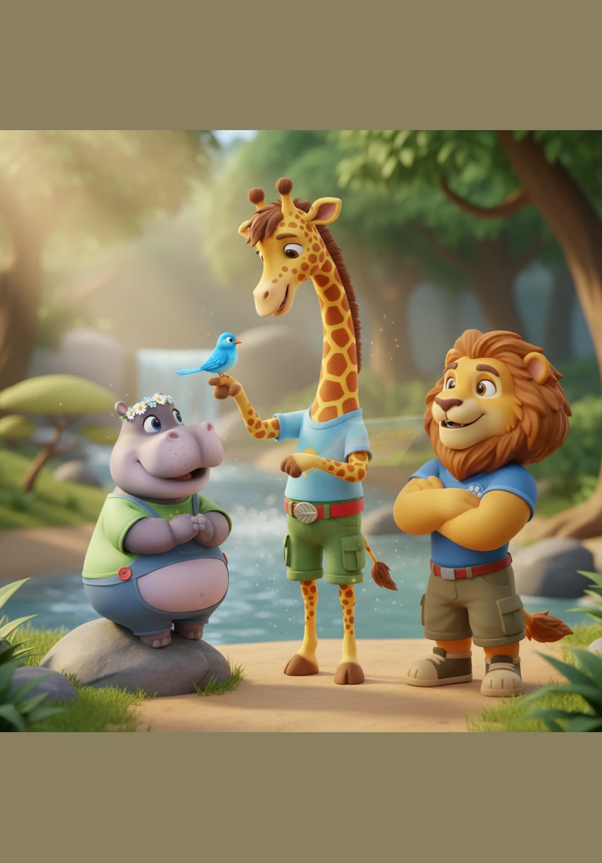 When Holly the Hippo mentions her love for blue birds, Gerry shares a fascinating secret. He explains that Blue Jays aren't actually blue, but look that way because of how sunlight hits their brown feathers in a very special way.