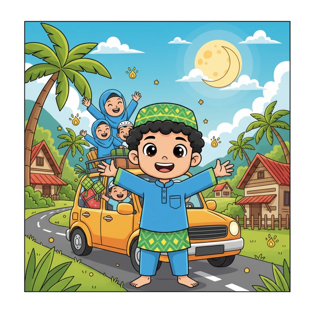Imran's Raya Road Trip Adventure - Family stories